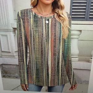 TCOT Long Sleeve Crew Neck Tee SzM NWT